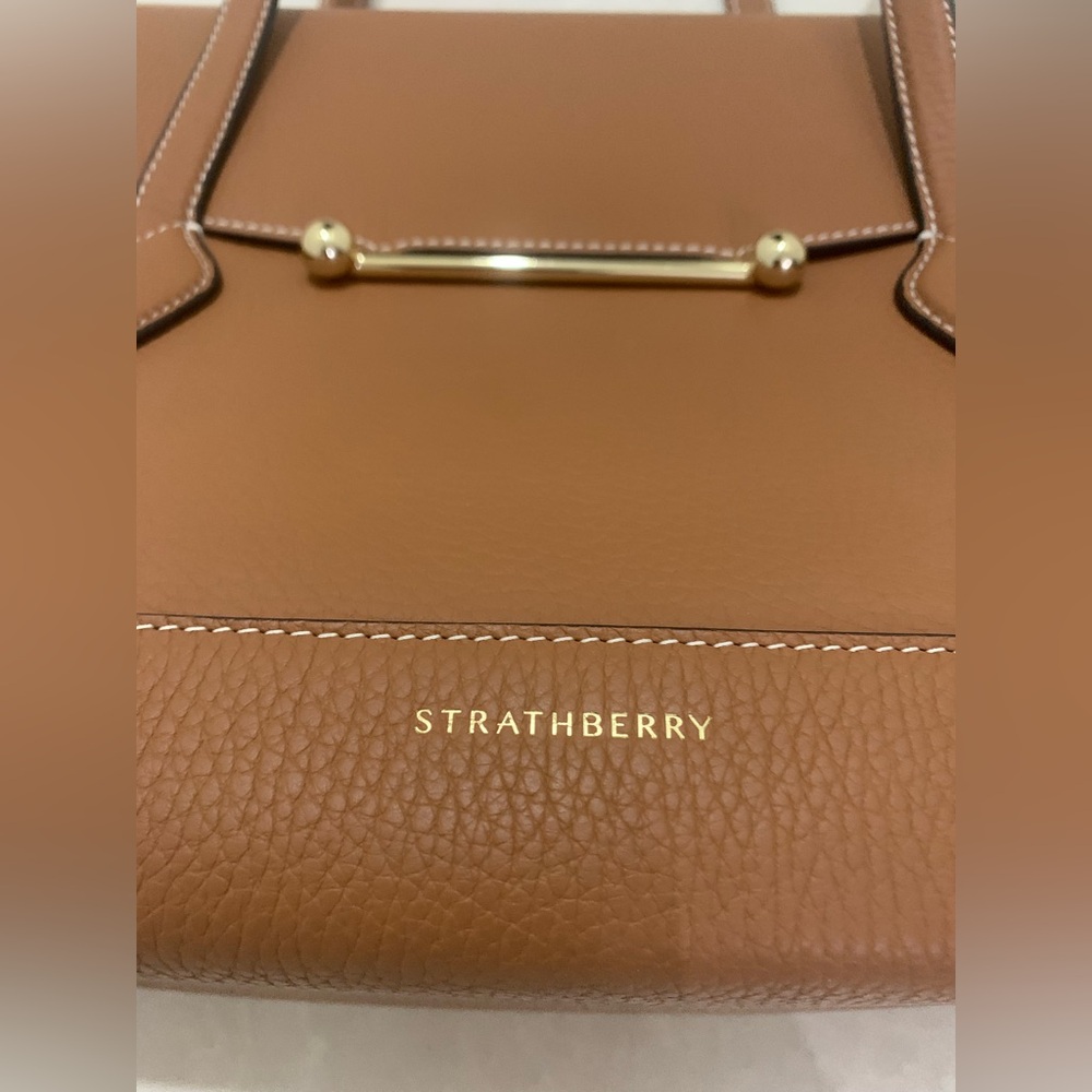 Strathberry Tan Tote Bag - Picture 7 of 17